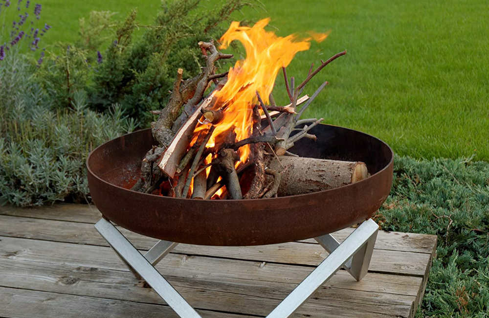 Can You Put A Fire Pit On Decking, Fire Pit Suitable For Decking